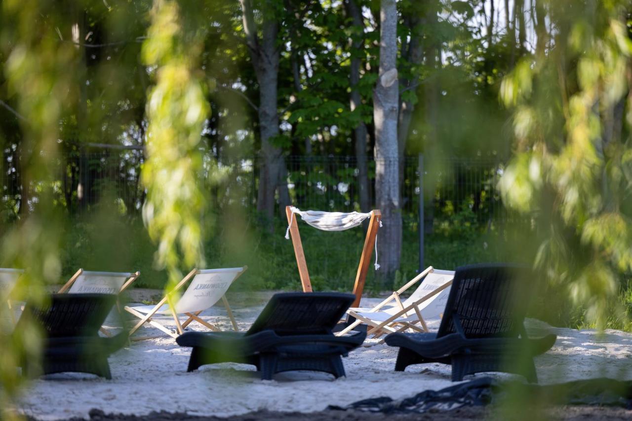 Domki Villa Hoff Resort Trzęsacz 外观 照片