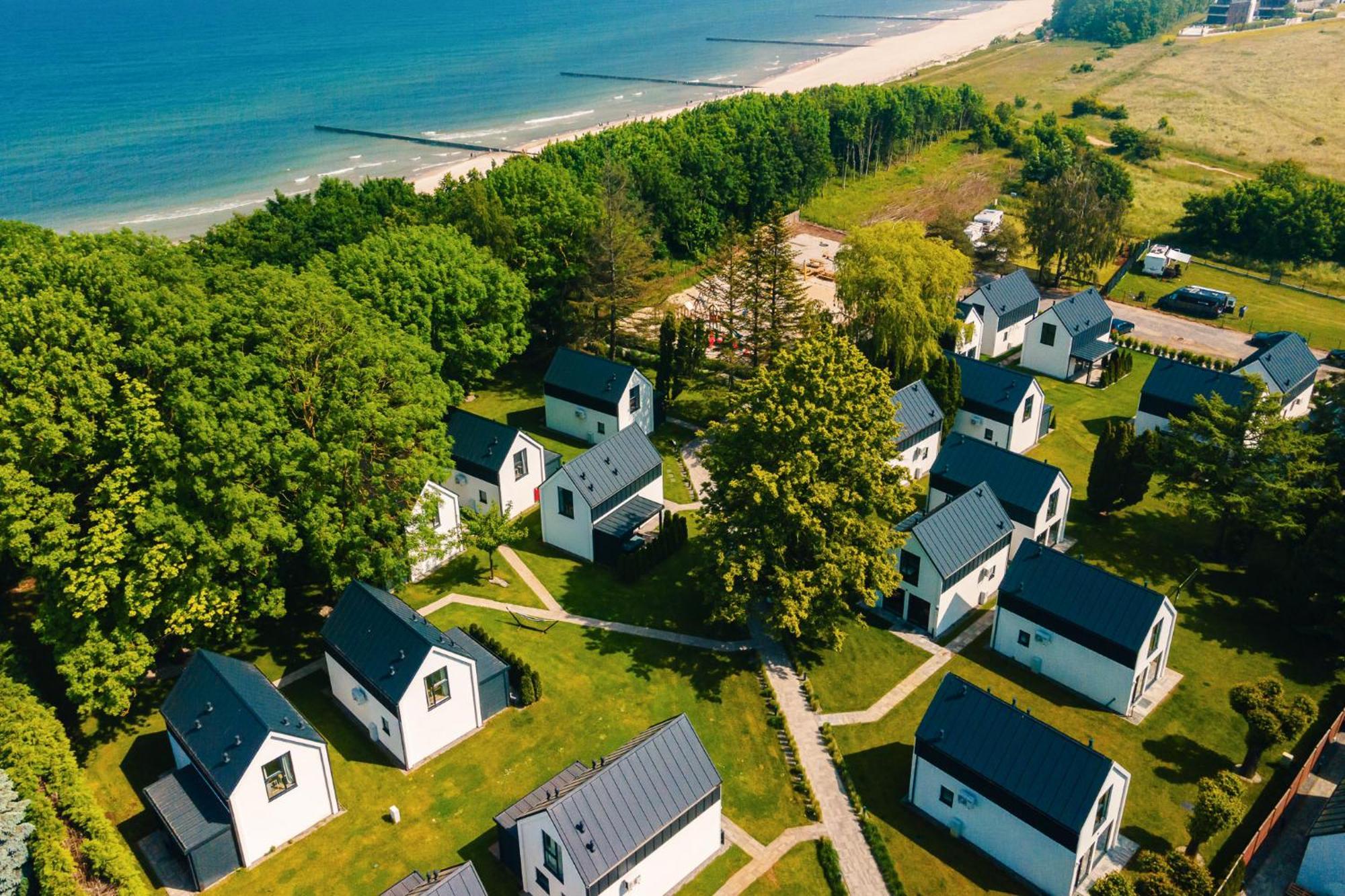 Domki Villa Hoff Resort Trzęsacz 外观 照片